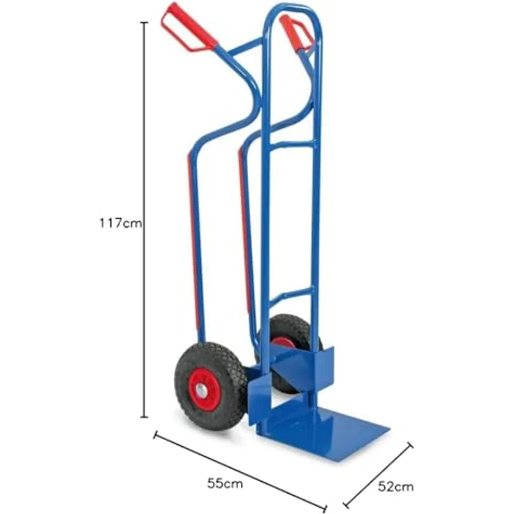 OTTO Sackkarre, (1-St), BxTxH 520x550x117 mm, Tragkraft 250 kg, blau – Bild 6