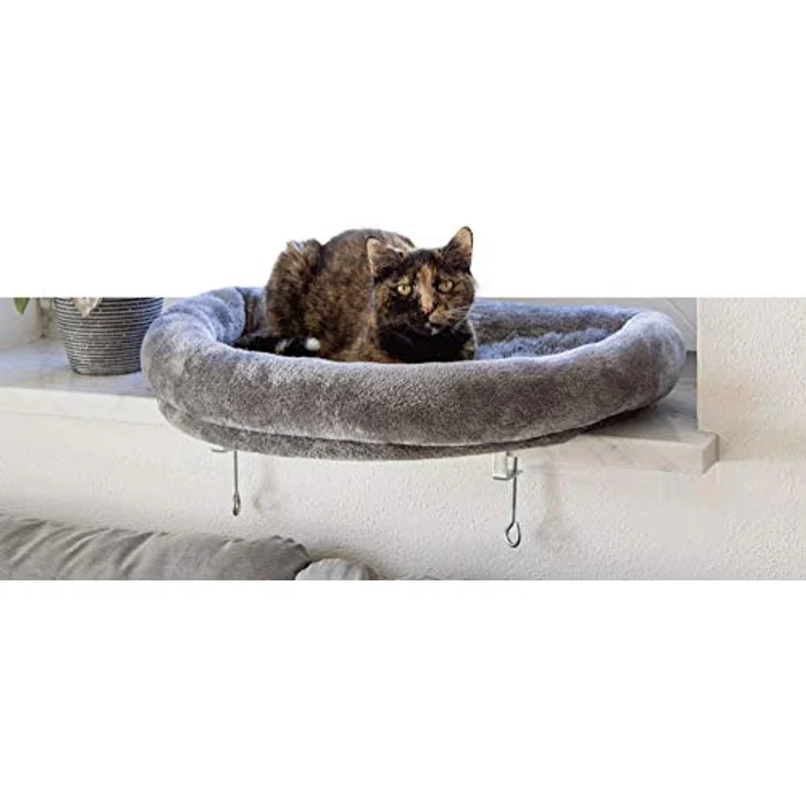 Kerbl 81614 Fensterliegebett 55 * 35cm grau, variabel einstellbar, 2.48 kg – Bild 4