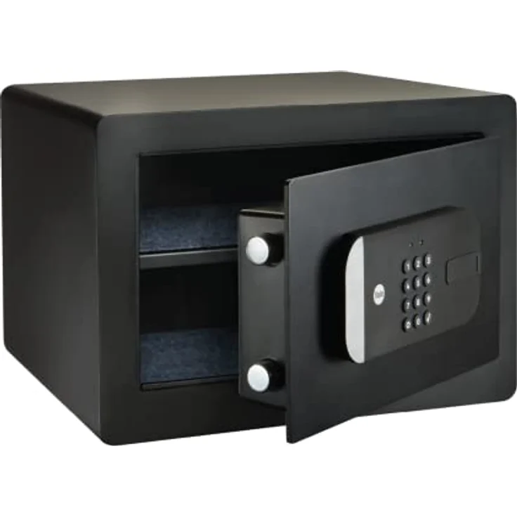 Yale Smart Safe - YSS/250/EB1 - Hohe Sicherheit - Gesicherte Tür - Heimtresor - Fernzugriff - Teilen von Zugangscodes - LCD-Tastatur-Kombisafe - geeignet für Schmuck und Dokumente – Bild 2