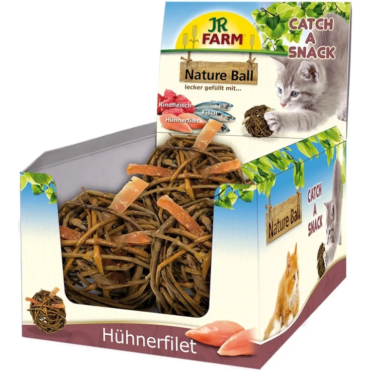 JR Cat Nature-Ball Hühnerfilet 15 g