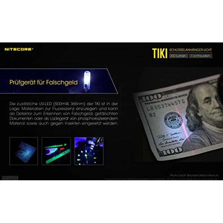 Nitecore FLASHLIGHT T SERIES 300 LUMENS-TIKI LE NITECORE – Bild 6