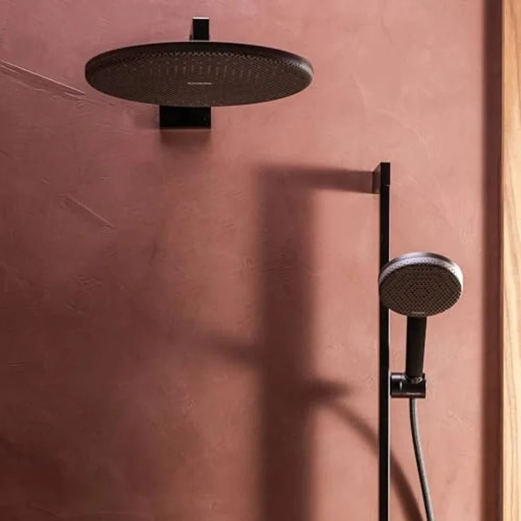 hansgrohe Duschbrause Regendouche mit Anti-Kalk-Funktion und wand- sowie plafondmontage – Bild 6