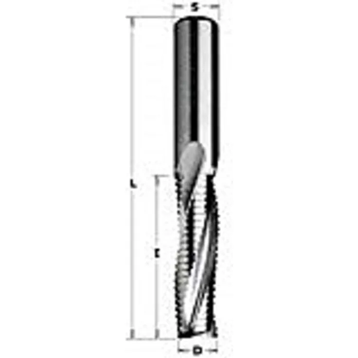 CMT ORANGE TOOLS VHM Schrumpffräser Z3+R POS RE D=8x32mm, 3 positive Spiralschneiden, für CNC und Handoberfräsen
