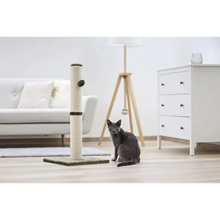 Kerbl Kratzsäule OPAL-MAXI, grau Höhe: 78 cm, 1 Stück (1er Pack) – Bild 4