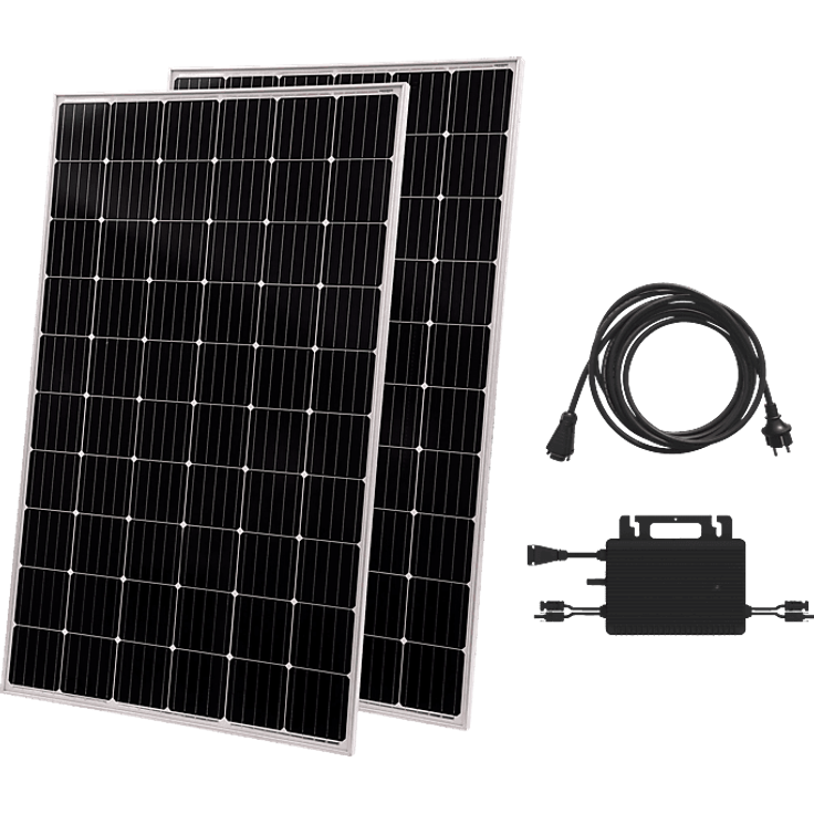 TECHNAXX Solar Balkonkraftwerk 600W WiFi TX-265, Balkon-Solaranlage