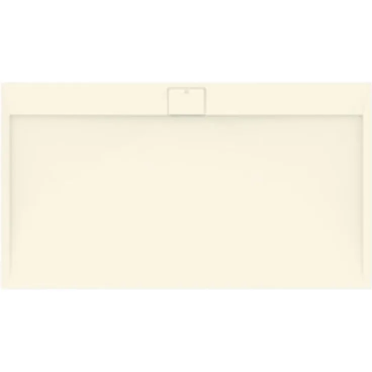 Ideal Standard, Duschwanne, Ultra Flat S i.life Rechteck-Brausewanne, 1800x1000x30mm, T5245, Carraraweiß, mit Gelcoatoberfläche und rutschhemmender Ideal Grip-Funktion