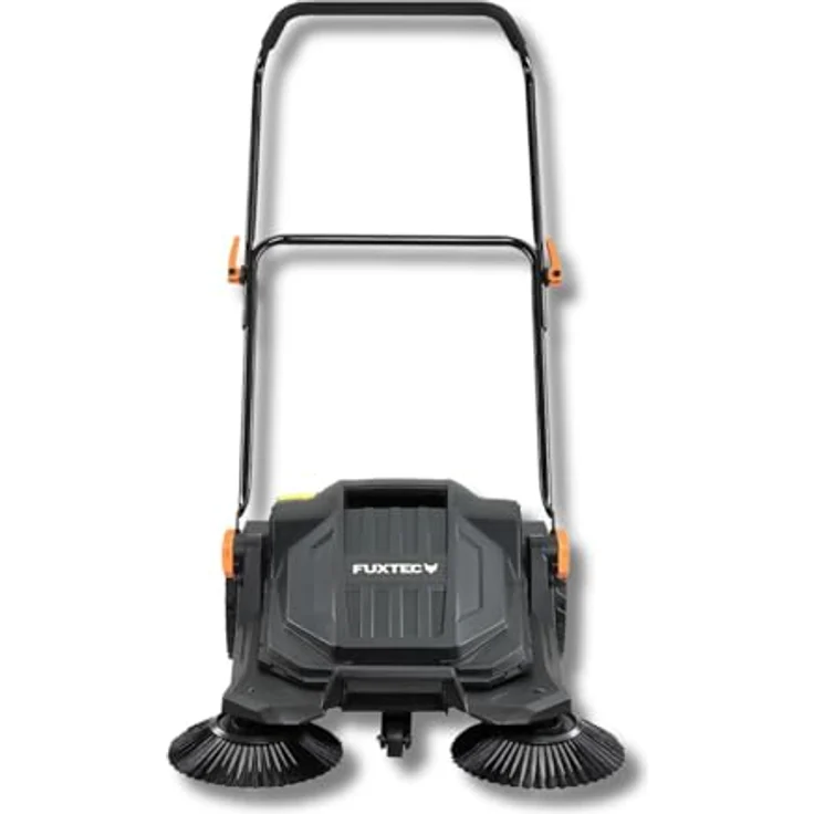 FUXTEC Handkehrmaschine FX-HK65, Kehrgerät für Außenbereiche, 650 mm Arbeitsbreite, 20 L Behälter, ergonomisches Design, Flächenleistung bis 2000 m² – Bild 1