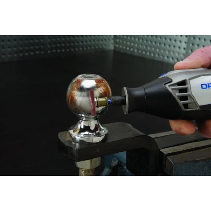 Dremel 473S EZ SpeedClic Feinschleifbürste, Zubehörsatz mit 1 Feinschleifbürste Körnung 220, 25mm für Kunststoff, Holz und Metall – Bild 4