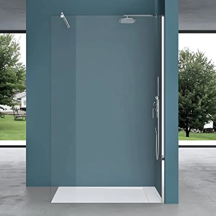 Mai & Mai Duschwand Bremen1, 60x200cm Walk-In Duschabtrennung aus 8mm ESG-Sicherheitsglas mit NANO-Beschichtung – Bild 2