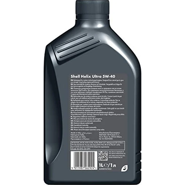 Shell Helix Ultra 5W-40 A3/B4 Motorenöl, 1L – Bild 2