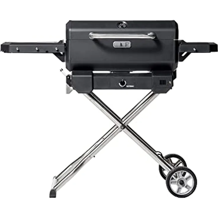 Masterbuilt® Tragbarer Holzkohlegrill und Smoker mit Wagen