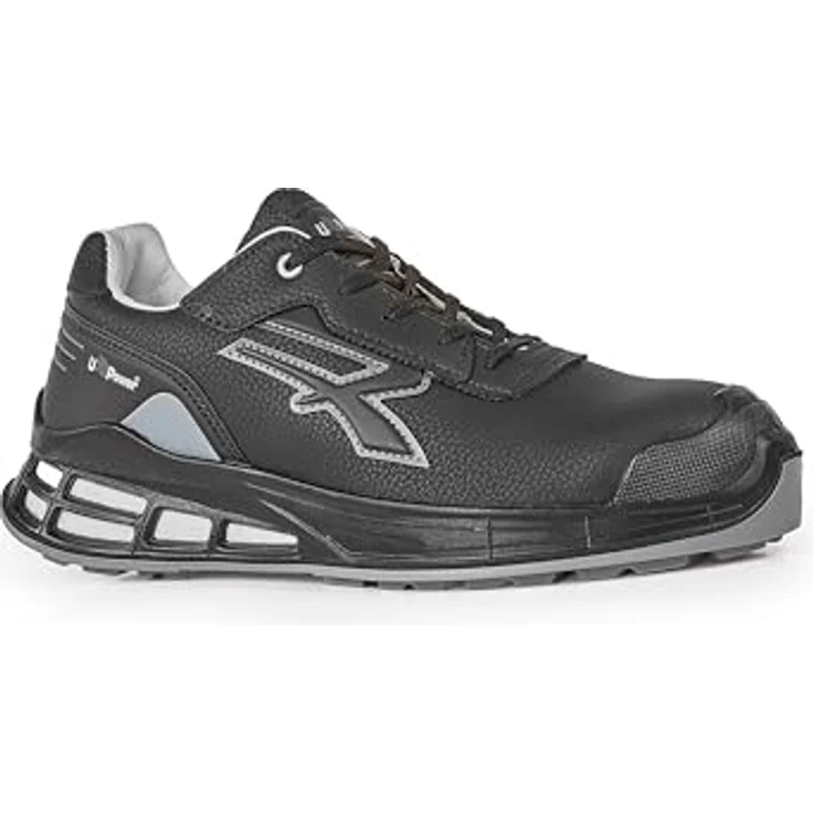 U-Power Sicherheitshalbschuh Zak Gr.45 schwarz/grau, S3 CI SRC ESD, Mikrofaser, metallfrei, durchtrittsicher, mit Infinergy®-System – Bild 2
