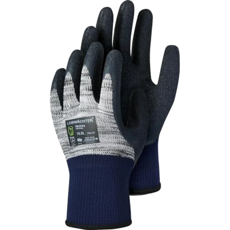 Leibwächter Arbeitshandschuhe IRON, 12er Pack, robust für trockene und leicht nasse Bedingungen, Größe 8 – Bild 1