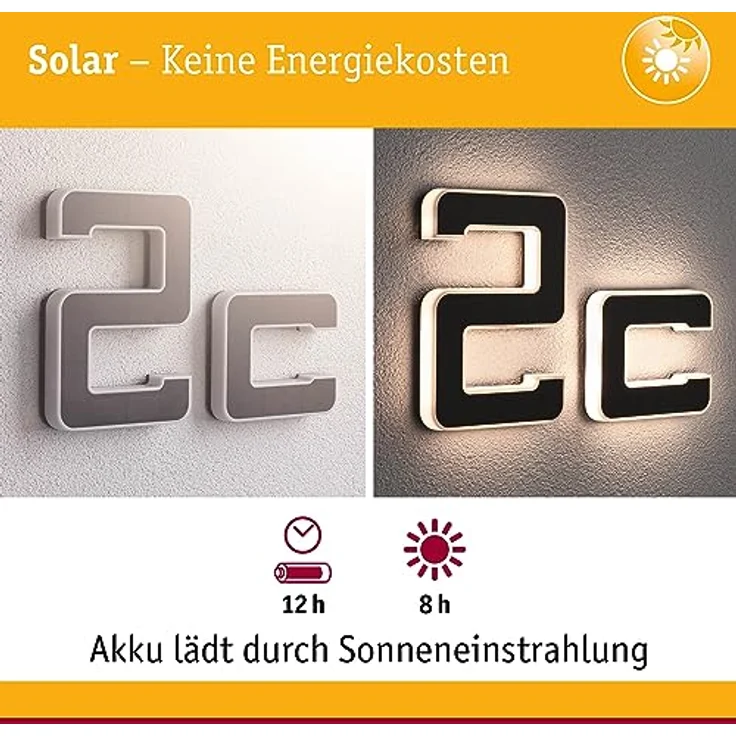 Paulmann Outdoor Solar Hausnummer Buchstabe C – Bild 3