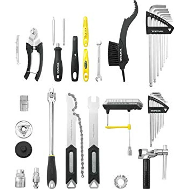 Topeak Werkzeuge PrepBox, Fahrradwerkzeug Set in Ladenqualität, schwarz – Bild 3