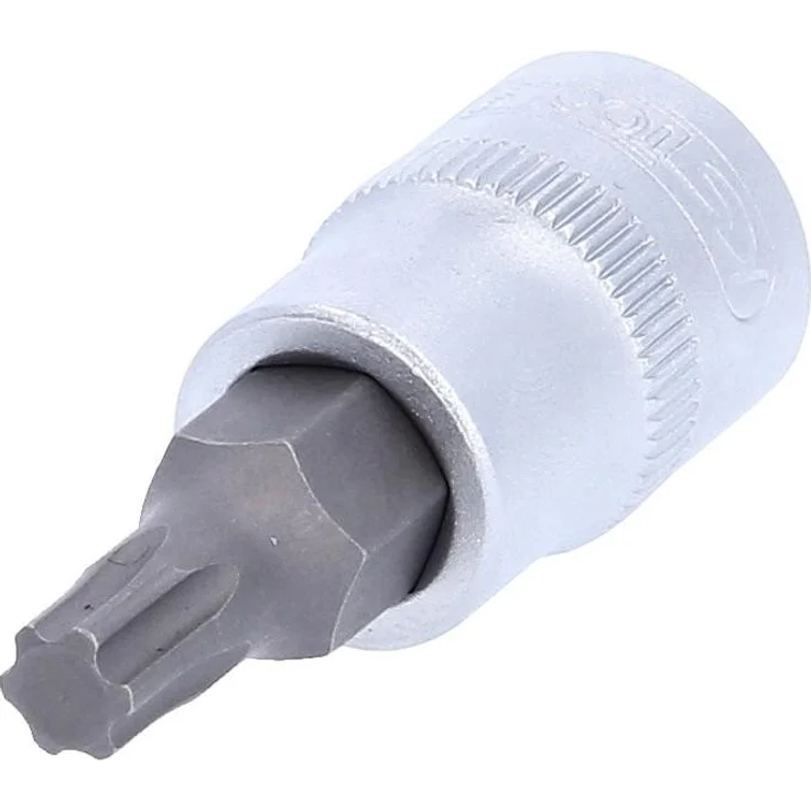 KS Tools Bohrer- und Bitset 1/4" TorxPlus, Innenvierkantantrieb nach DIN 3120, vernickelter Biteinsatz, matt satiniert