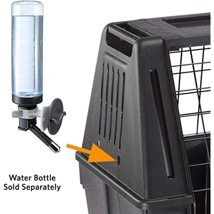 Ferplast Atlas Fahrzeug SUV Hundekäfig, montierte Autohundebox misst 32 L x 20 B x 24 H & ist ideal für kleine bis mittelgroße Hunderassen, schwarz – Bild 3