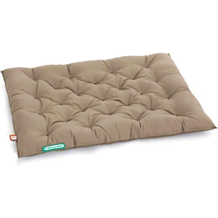 Doctor Bark Hundekissen Urban - orthopädisches Hundebett - waschbar bis 95°C - robuste Indoor - Outdoor Hundematratze - Made in Germany (XXL - 100x80 cm, Goldbraun)