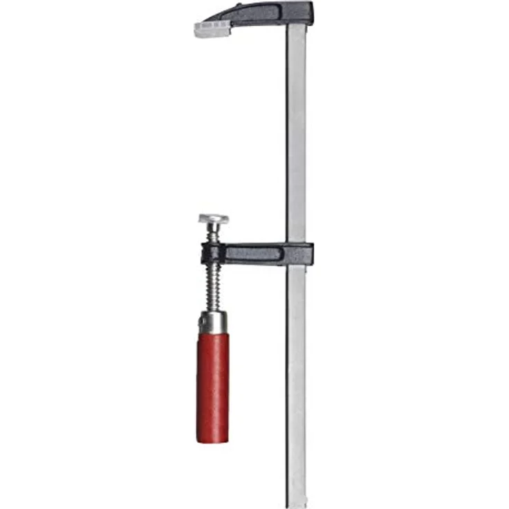 kwb Schraub-Zwinge 50 mm x 300 mm Andruckplatte m. Kunststoffschutz, Holz-Griff – Bild 2