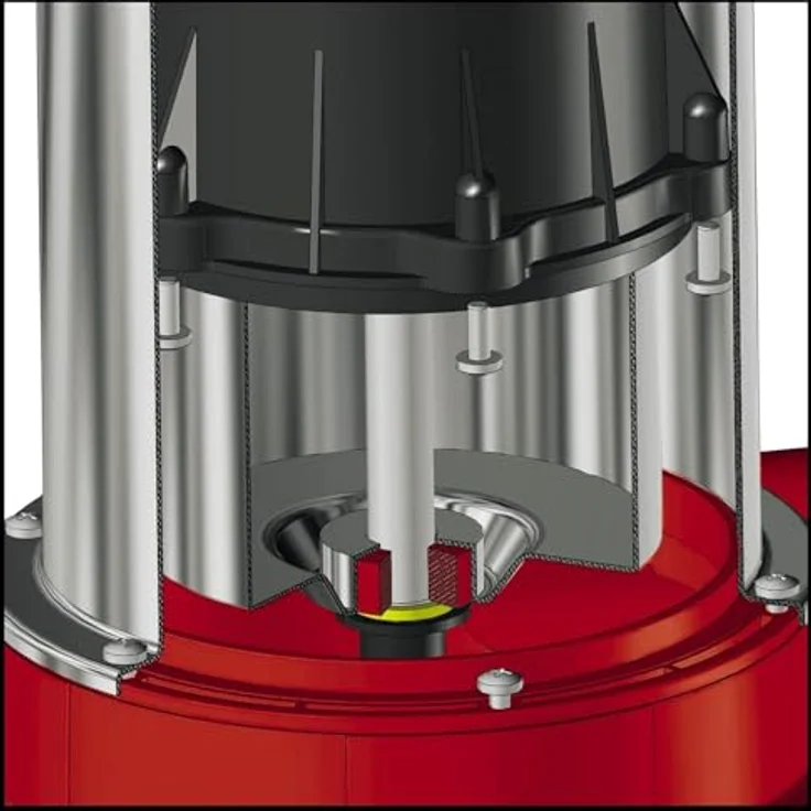 Einhell Klarwasserpumpe GE-SP 4390 N-A LL ECO (430 Watt, 9000 L-h, max. Förderhöhe 8 m, Anschluss 47,8 mm (G11-2 AG), Rückschlagventil, Kunststoff-Edelstahl-Gehäuse, inkl. Universalanschluss) Klarwasserpumpe – Bild 4