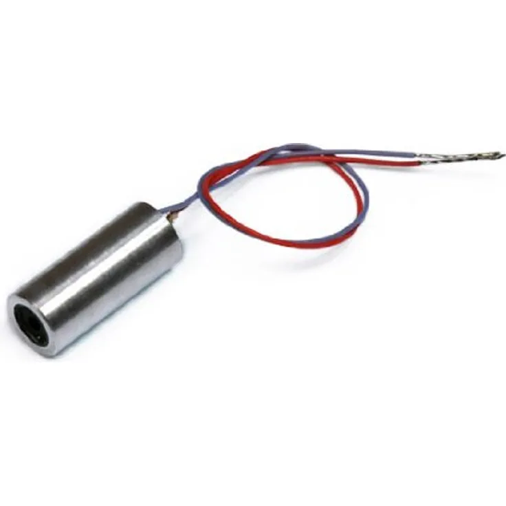 Picotronic Punktlaser, rot, 650 nm, 1 mW, 5 V DC, Ø8x21 mm, Laserklasse 2, Fokus kollimiert, Kabellänge 100 mm - 70109979