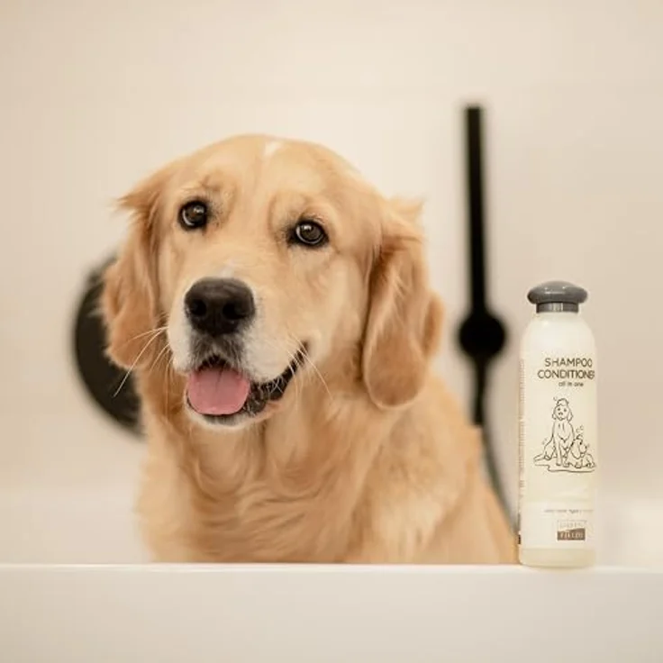 Greenfields Hundeshampoo für weißes Fell, 250 ml, pH-neutral mit Kamillenextrakten – Bild 3