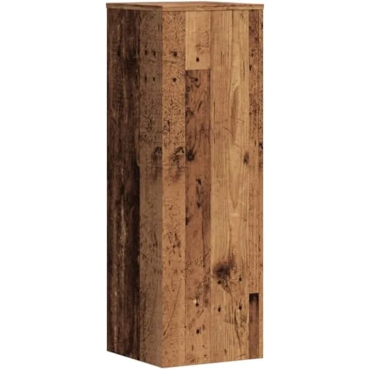vidaXL Blumenständer Pflanzenständer 2 Stk Altholz-Optik 33x33x100 cm - Stabile Oberplatte & Zeitloses Design – Bild 5