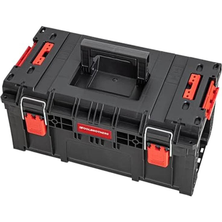 Tool Brothers RHINO XL Werkzeugkoffer ECO Vario+, 28l, stapelbar, IP66, 3 Trennwände, 535 x 327 x 271 mm – Bild 6