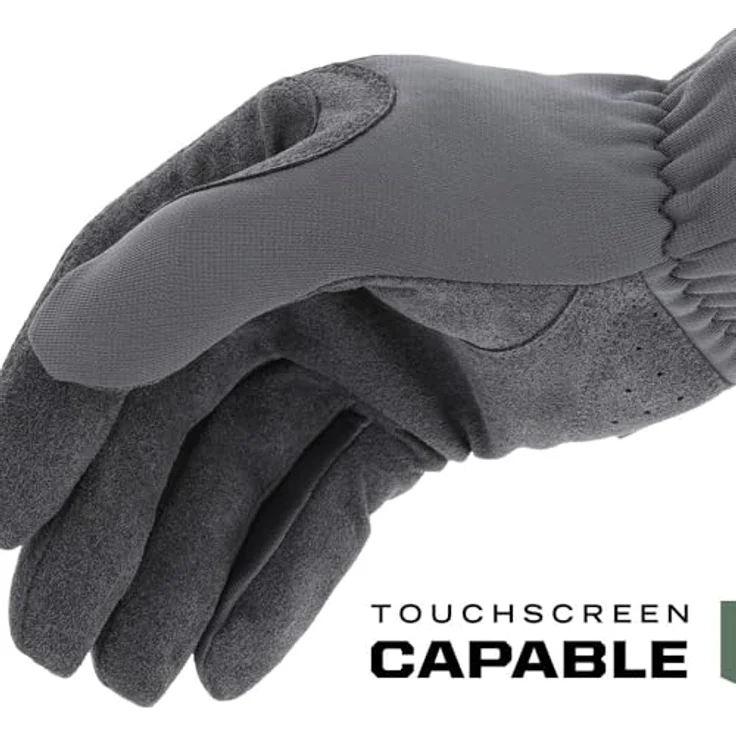 Mechanix Herren FastFit Tactical Touch Handschuhe, grau (Wolf Grey), Large – Bild 4