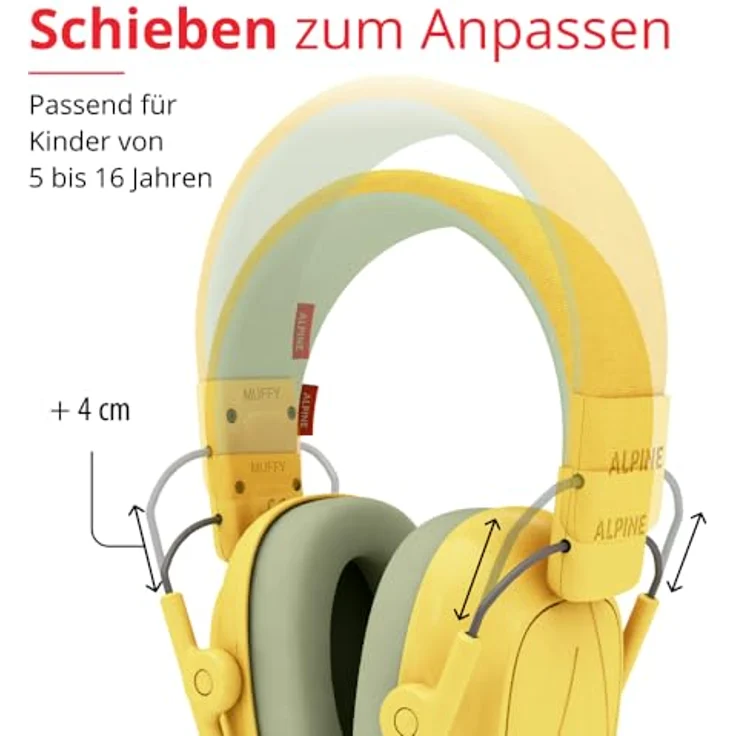 Alpine Muffy Kids, Gehörschutz für Kinder 5-12 Jahre, ideal für laute Umgebungen – Bild 4