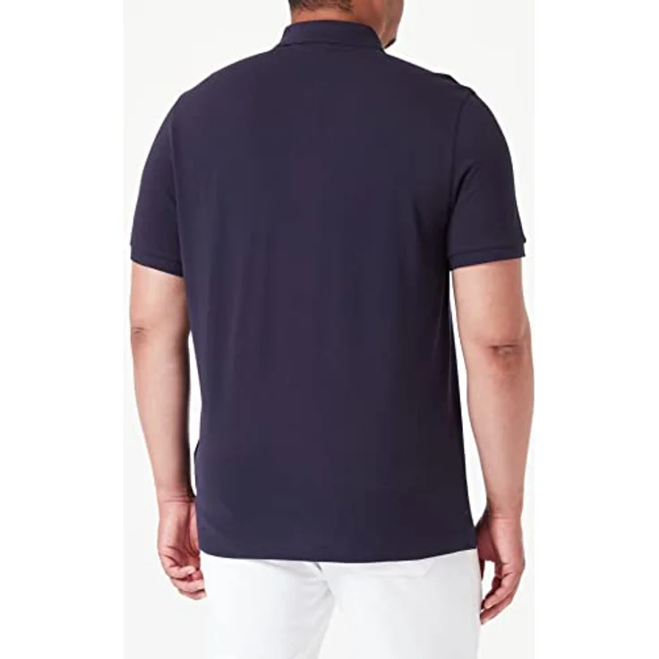 Gant Poloshirt REG SHIELD SS PIQUE POLO, 100% Baumwolle Pique, mit Logo und Flachstrickkragen, vielseitiges Styling, Navy – Bild 3