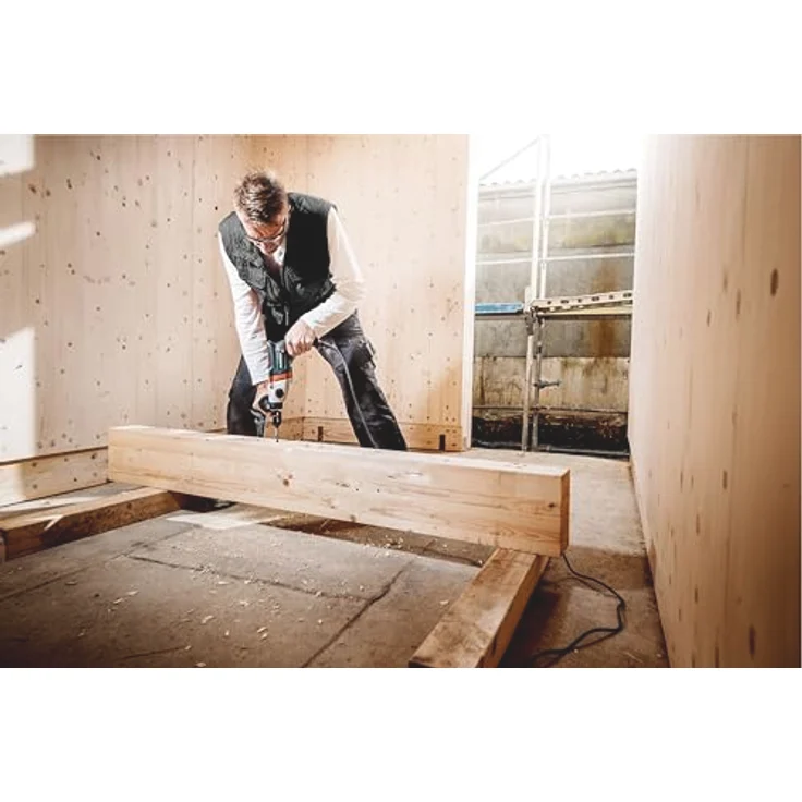 Metabo 600785500 Schlagbohrmaschine SBEV 1300-2 , Schnellspannfutter Futuro Plus, Handgriff, Anschlag, Koffer , VTC Vollwellenelektronik - Rechts-Linkslauf (1300 W - 44 Nm - Drehzahl 0 - 3100 -min) – Bild 5