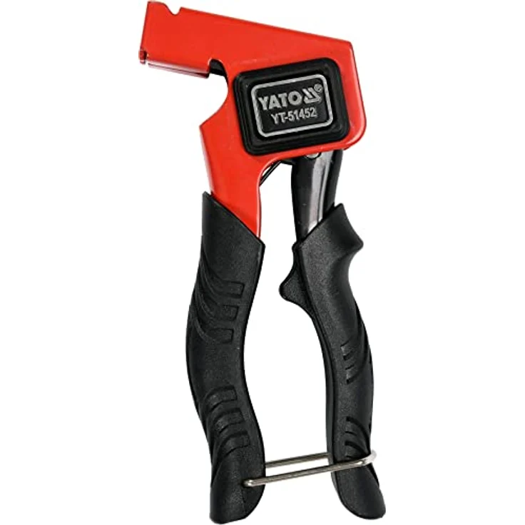 YATO YT-51452 Nietpistole für Spreizdübel, schwarz-rot, aus PVC und Stahl, 175 mm breit – Bild 3