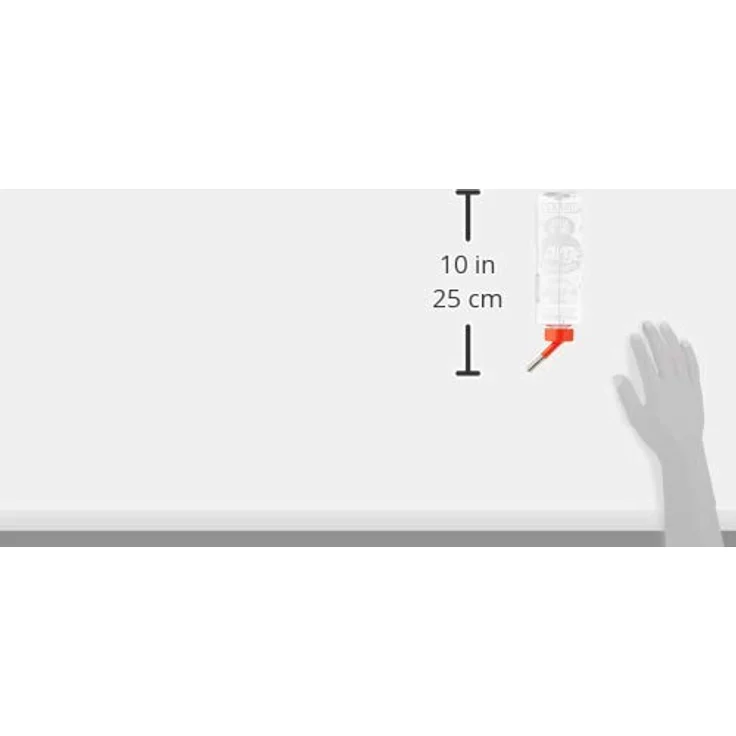 Kerbl Kaninchen Tränke Trinkflasche Classic de Luxe - 600 ml Nagertränke – Bild 6