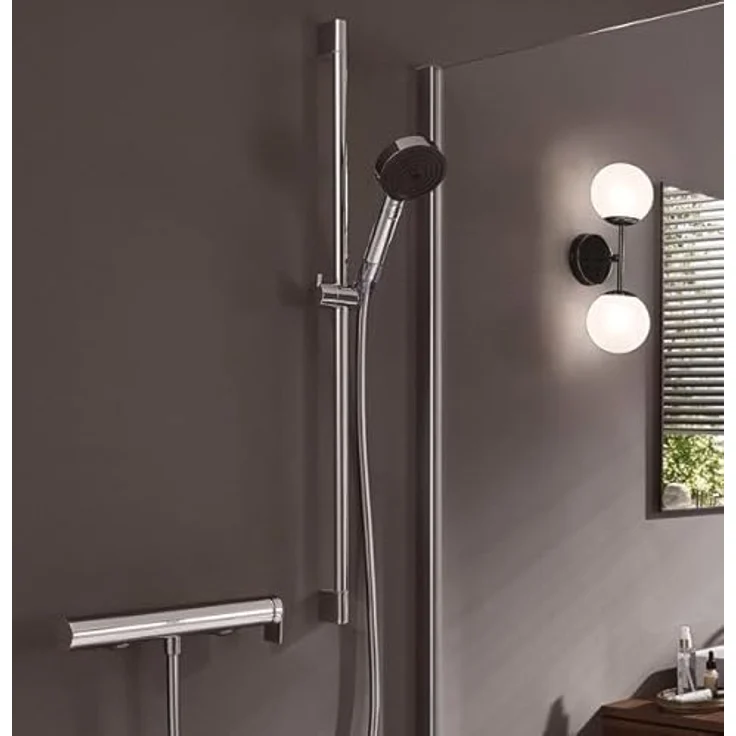 hansgrohe Vivenis Brausearmatur 75620000, Duscharmatur mit sanftem Wasserfall-Strahl und Keramikmischsystem – Bild 3