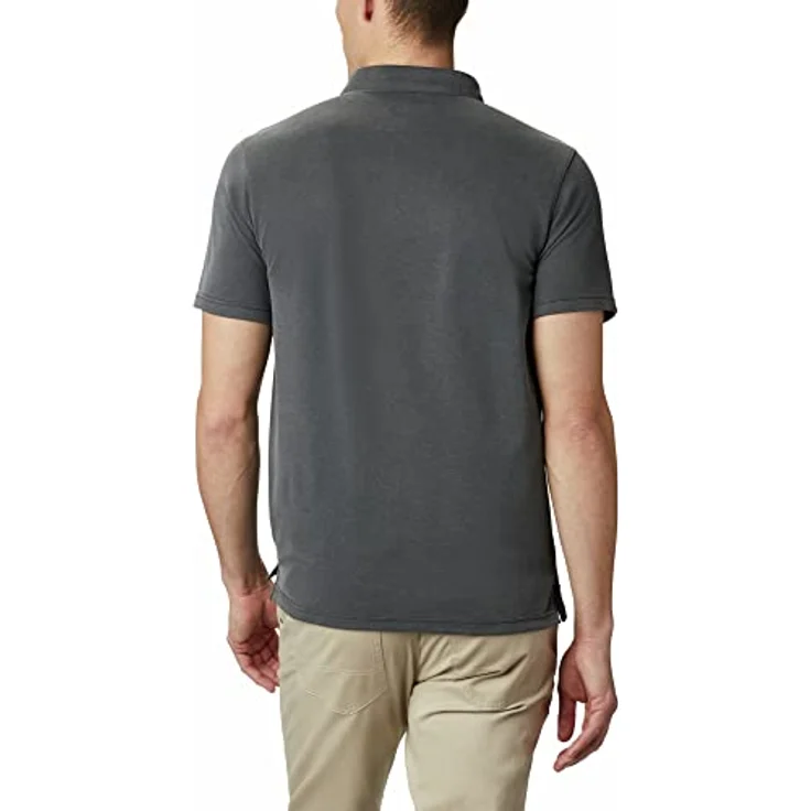 Columbia Nelson Point Polo, Herren Poloshirt aus angenehmem Material, Schwarz, Größe L – Bild 2