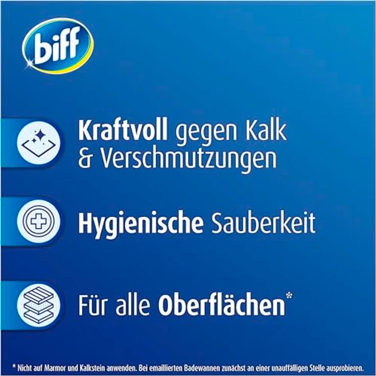 biff Bad Total Hygienische Frische Badreiniger, 750ml - entfernt 99,9 % der Bakterien und Viren, für Oberflächen im Bad & WC – Bild 6