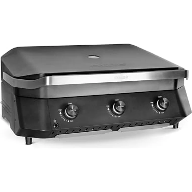 Cozze Gasgrill 'Plancha G-800', 3 Brenner, 50 mbar, stilvolles Design, ideal für Camping, langlebige Verarbeitung – Bild 2