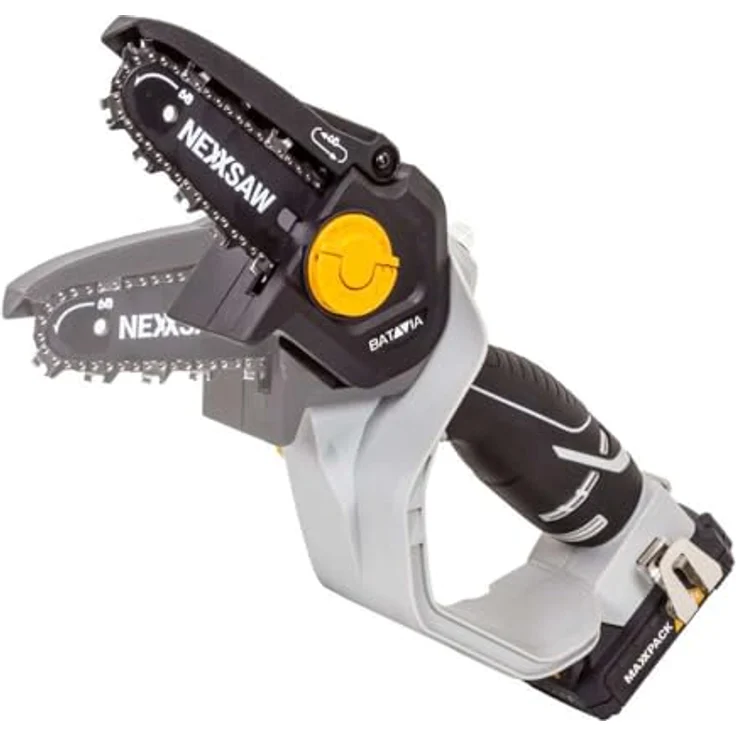 Batavia Nexxsaw V3.1, Akku-Kettensäge mit Ölschmiersystem und rotierendem Kopf, einhandbedienbar – Bild 2