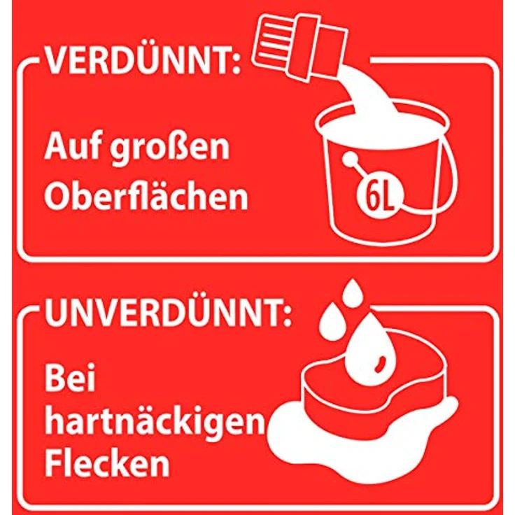 Ajax Allzweckreiniger Frischeduft 10L - Haushaltsreiniger für Sauberkeit & Frische, ideal für Büro, Betrieb, Praxis oder zu Hause, im praktischen Kanister – Bild 5