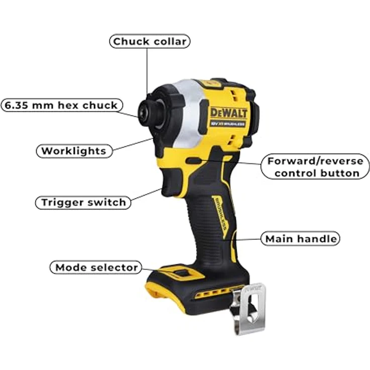 DeWalt CORDLESS IMPACT DRIVER DCF850N-XJ 18V – Bild 3