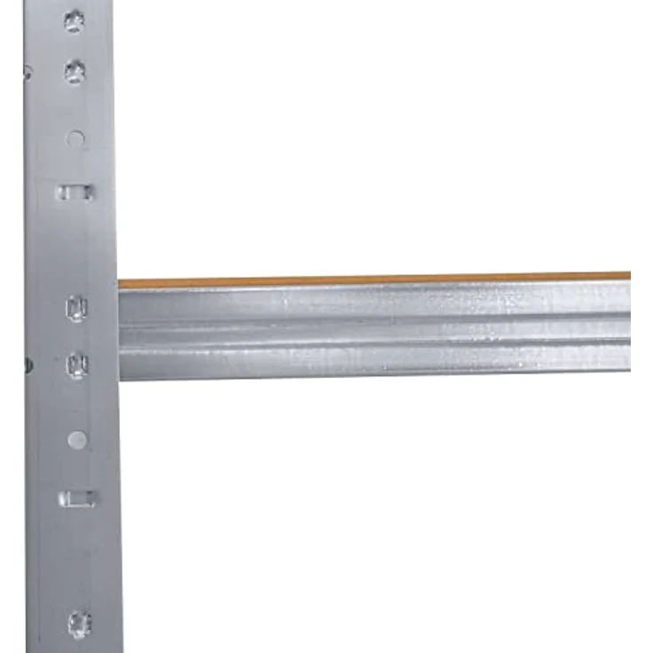 HOME Eckregal 180x70x40 cm verzinkt mit 5 Böden - Steckregal für unsere 40 Tiefen - Shelfplaza – Bild 3