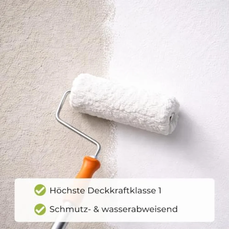 RyFo Colors Silikonharz Fassadenfarbe 10l - hochwertige Silikonharzfassadenfarbe, weiß, Außen-Farbe-Dispersion, wasserabweisend, Abperleffekt, Wetterschutz, hohe Deckkraft, lösemittelfrei – Bild 5