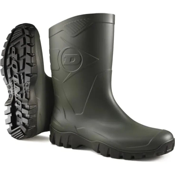 ELC Stiefel Dunlop Dee, Gr. 42, grün Arbeitsschuh