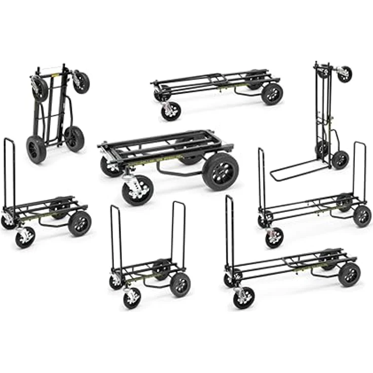 RocknRoller R12RS All Terrain Stealth, Transportwagen mit 226 kg Tragkraft, 8-in-1 Anpassungsfähigkeit und robusten R-Trac Reifen – Bild 1