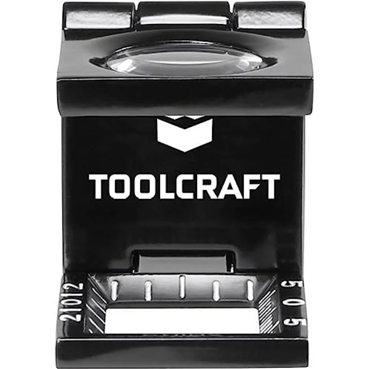 Toolcraft Fadenzähler, 10x Vergrößerung, Linsengröße 14 mm, inkl. Aufbewahrungstasche – Bild 4