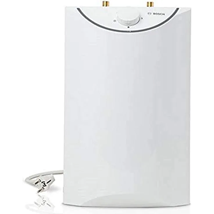 Bosch Tronic Store Advanced, Elektrischer Kleinspeicher 5 Liter, 230 V, weiß-grau, Energieeffizienzklasse A mit Sicherheitsfunktionen