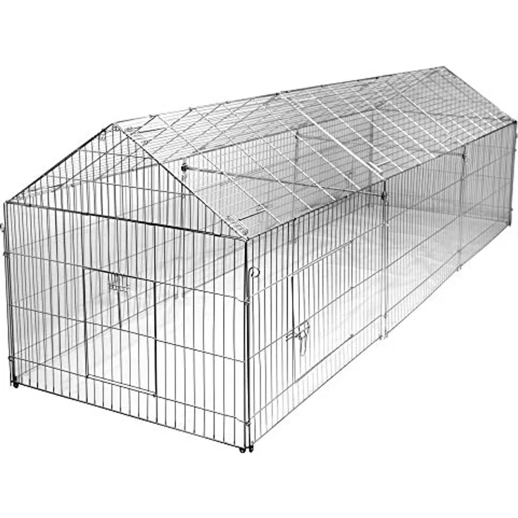 Kerbl Pet 70358 Erweiterungsset zu Freilauf- gehege 70345, 110 x 103 x 103 cm - Flexibles und langlebiges Kleintier-Gehege, hochwertige Materialien