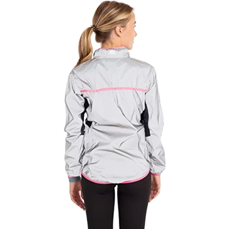 Trespass Damen Regenjacke Lumi, wasserdicht, winddicht, silber – Bild 7