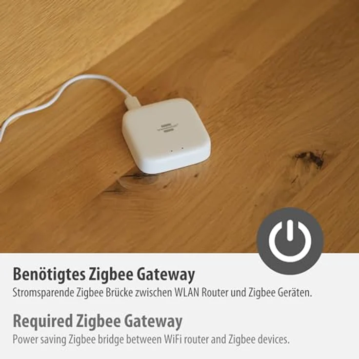 Brennenstuhl Connect Zigbee Wassermelder WM CZ 01, smart Wassersensor mit Push-Benachrichtigung, für Bad/Küche/Keller, inkl. CR2-Batterie – Bild 5